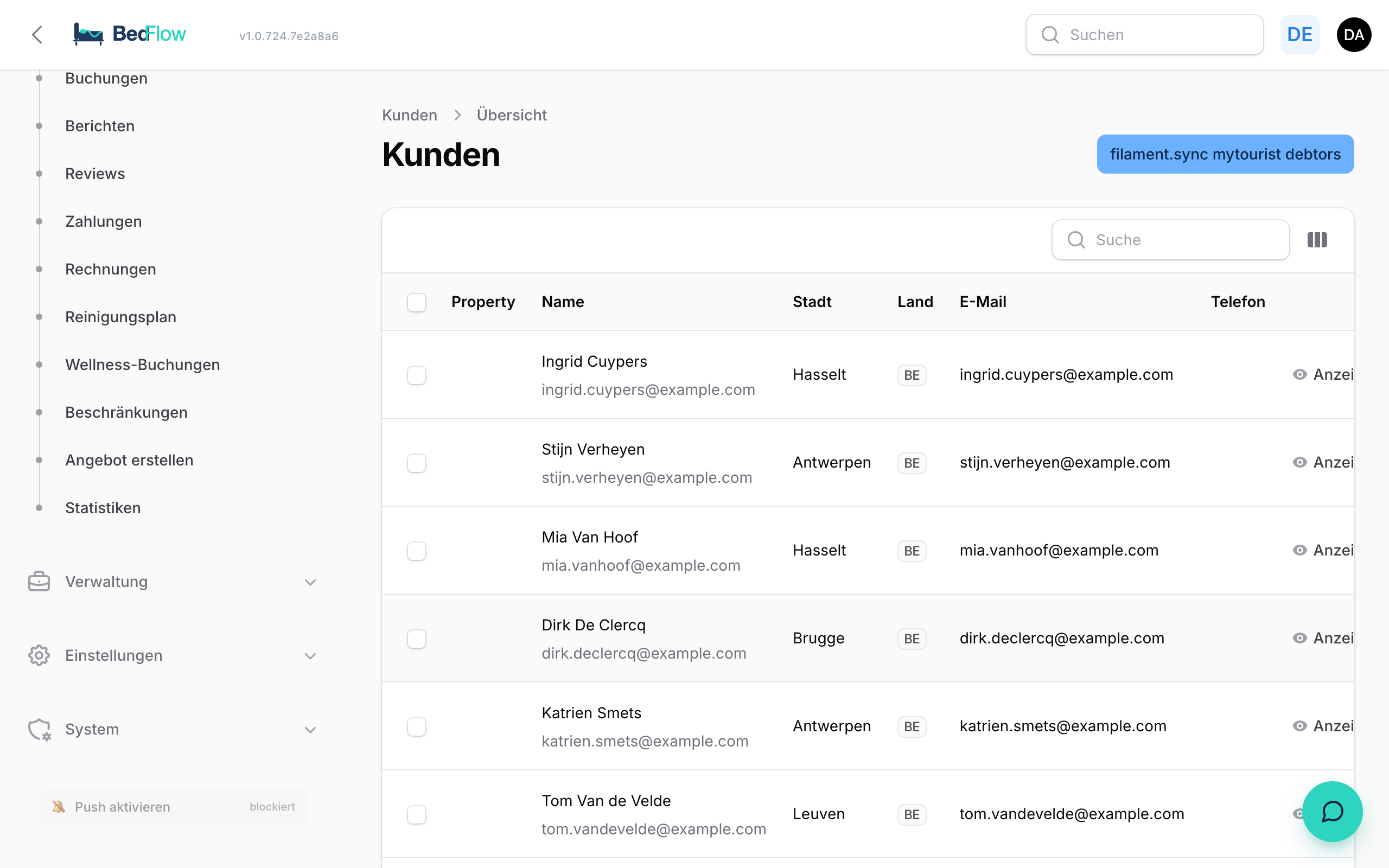 Kunden (Debitoren) verwalten