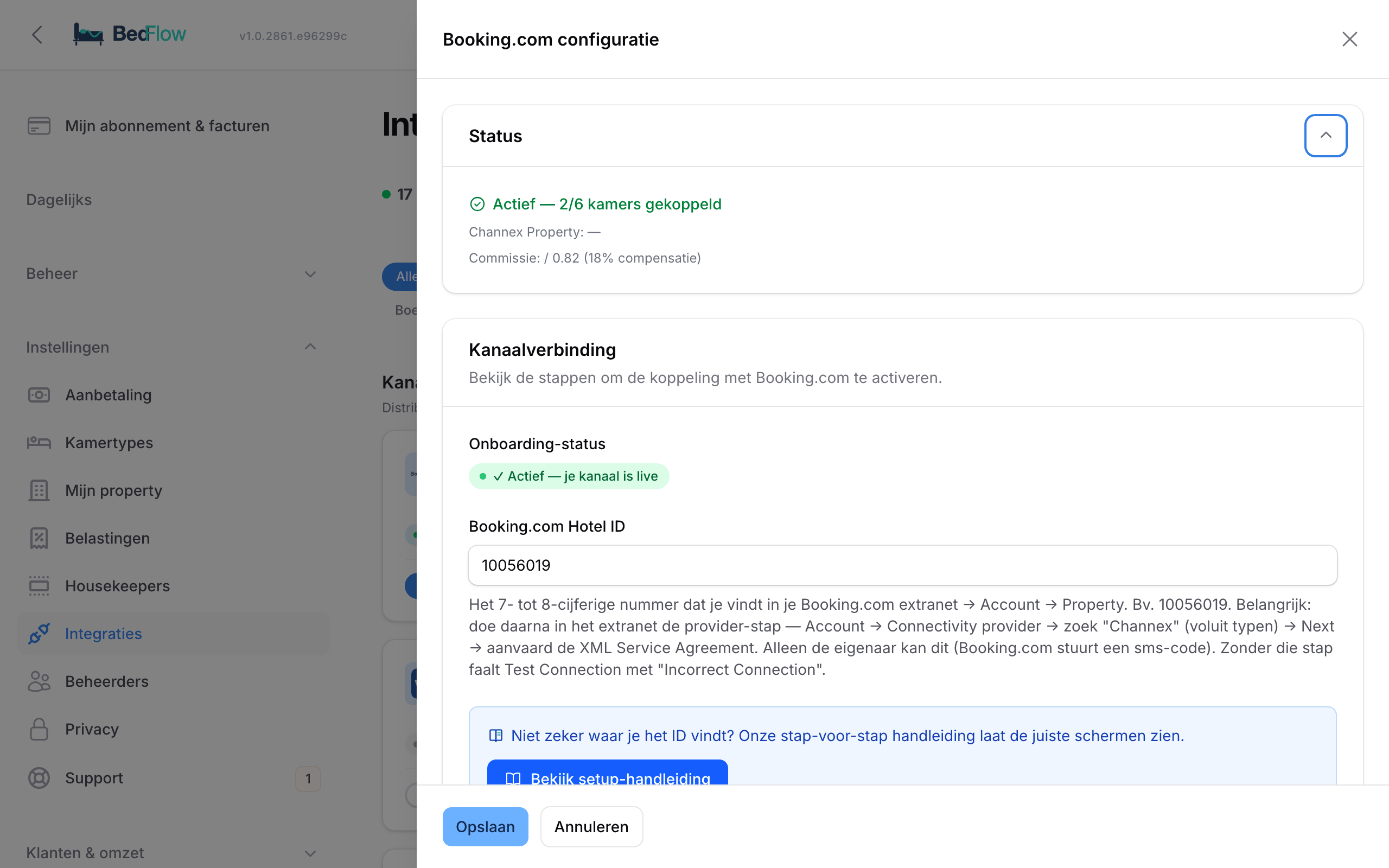 Booking.com koppelen