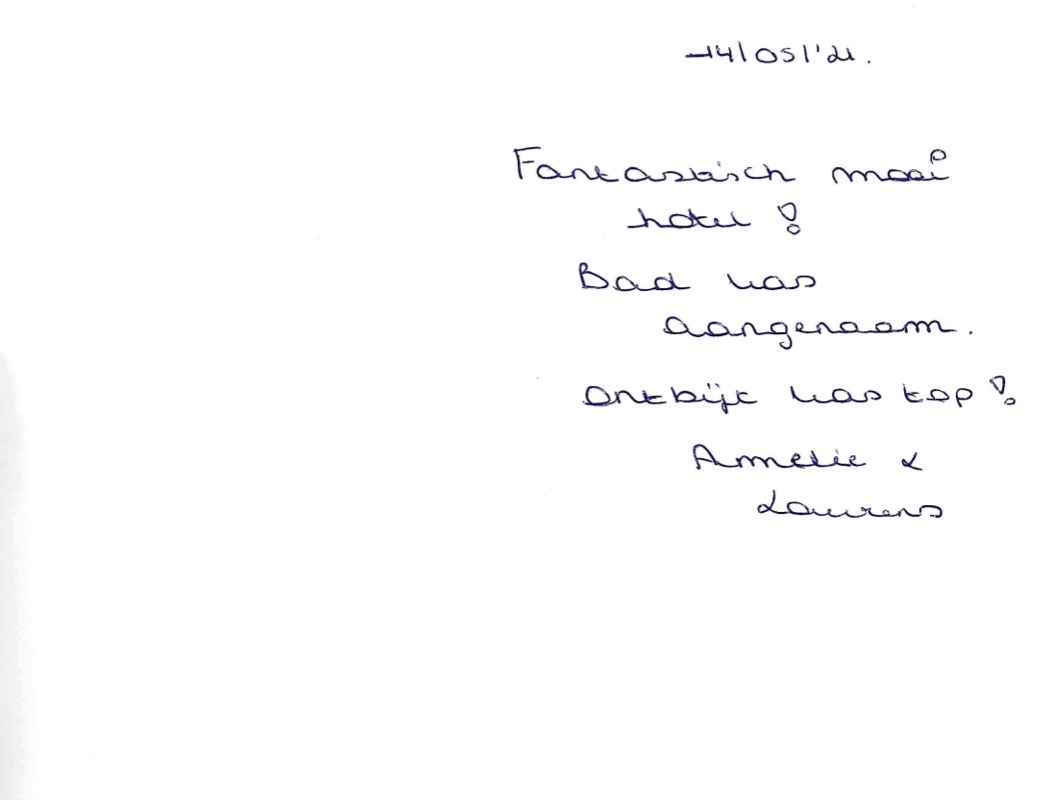 Pagina uit het gastenboek